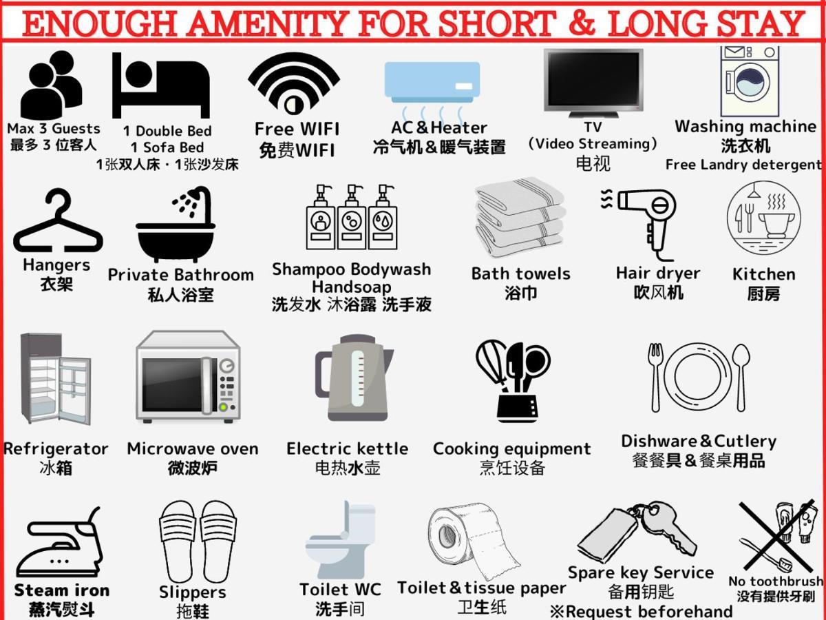 Best Located Shinjuku Central Full-Furnished Apartment 3Minwalk To Station2 Tōkyō Extérieur photo